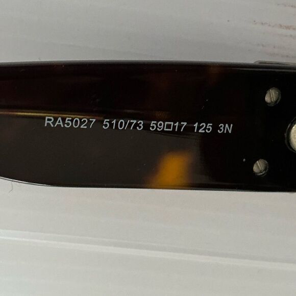 RALPH Ralph Lauren RA5027 510/73 Sunglasses Frame Square Tortoise - Picture 8 of 8